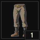 古びたパンツのアイコン