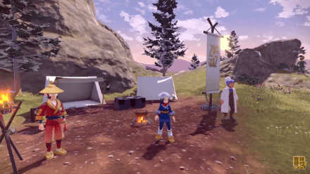 ワールドマップの拠点で準備を行う