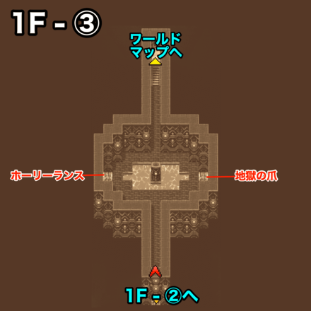 古代の民の迷宮1F③：ピクセルマップ