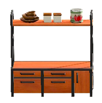 アイアンウッドカップボードのチークの画像