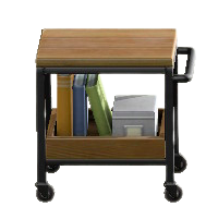 アイアンウッドワゴンのウォルナットの画像