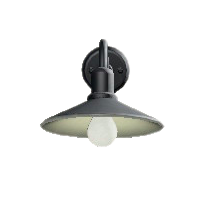 アイアンウォールランプのブラックの画像