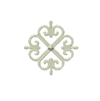 アイアンなドアプレートのホワイトの画像