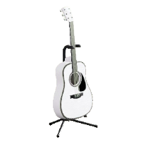 アコースティックギターのホワイトの画像