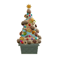 おおきなきのみのツリーのホワイトの画像