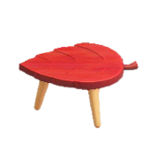 おちばスツールのレッドの画像