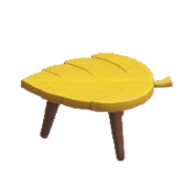 おちばスツールのイエローの画像