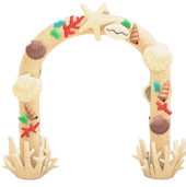 かいがらのアーチのホワイトの画像