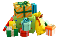 プレゼントのやまのカラフルの画像