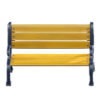 ガーデンベンチのネイビーの画像