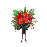 スタンドフラワーのレッドの画像