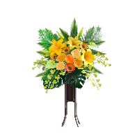 スタンドフラワーのイエローの画像