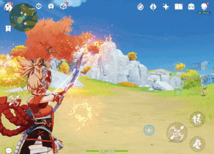 2段階チャージ攻撃は追尾性能が高い