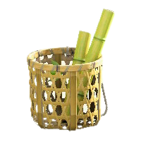 たけのかごの枯竹の画像