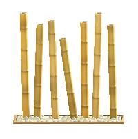 たけのスクリーンの枯竹の画像