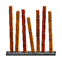 たけのスクリーンの煤竹の画像