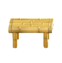 たけのスツールの枯竹の画像