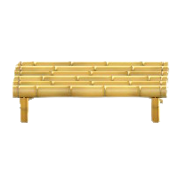 たけのベンチの枯竹の画像