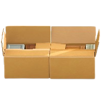 ダンボールソファの無地の画像