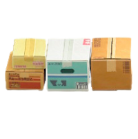 ダンボールベッドのラベルつきの画像