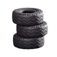 つまれたタイヤのブラックの画像