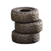 つまれたタイヤのオールドの画像