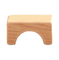 つみきスツールのナチュラルの画像