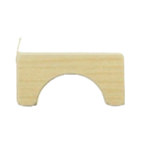 つみきスツールのミックスウッドの画像