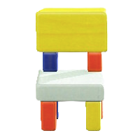 つみきチェアのビビッドの画像