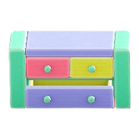 つみきチェストのパステルの画像