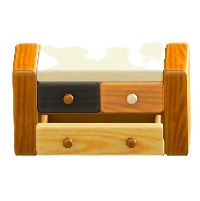 つみきチェストのミックスウッドの画像