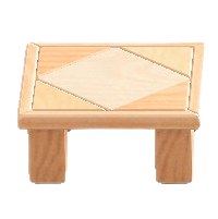 つみきテーブルのナチュラルの画像