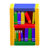 つみきブックシェルフのカラフルの画像