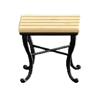 ナチュラルなスクエアテーブルのナチュラルの画像