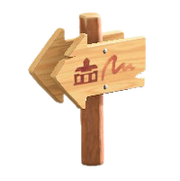 ナナメのみちしるべの案内状の画像