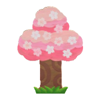 ハリボテのきの桜の画像