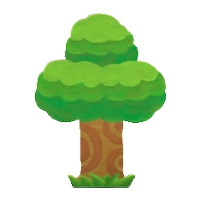 ハリボテのきの春の画像