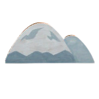 ハリボテのやまの冬の画像