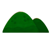 ハリボテのやまの夏の画像