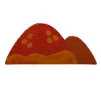 ハリボテのやまの秋の画像