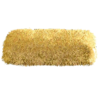 ほしくさのベッドのブラウンの画像