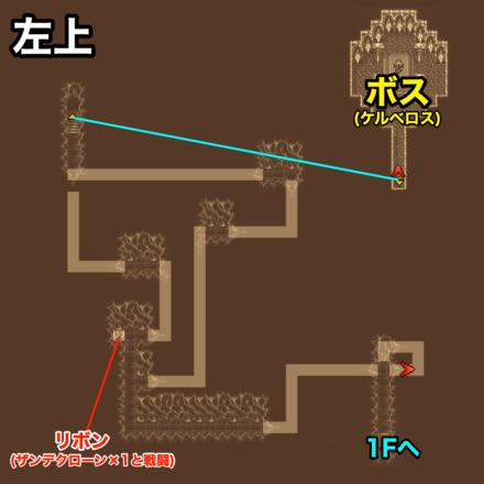 闇の世界左上：ピクセルマップ