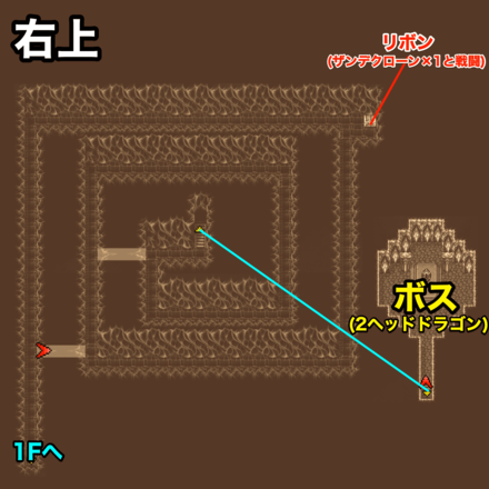 闇の世界右上：ピクセルマップ