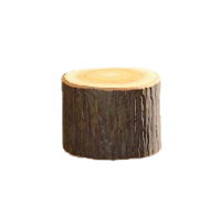 まるたのスツールのダークウッドの画像