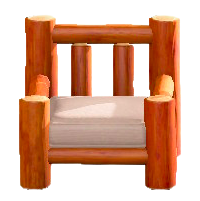 まるたのソファのオレンジウッドの画像