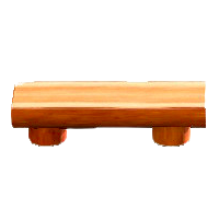 まるたのベンチのオレンジウッドの画像