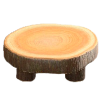 まるたのラウンドテーブルのダークウッドの画像