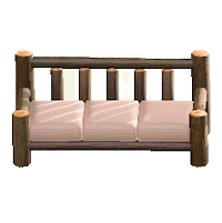 まるたのロングソファのダークウッドの画像