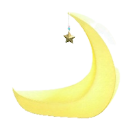 みかづきチェアのイエローの画像