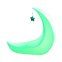 みかづきチェアのグリーンの画像